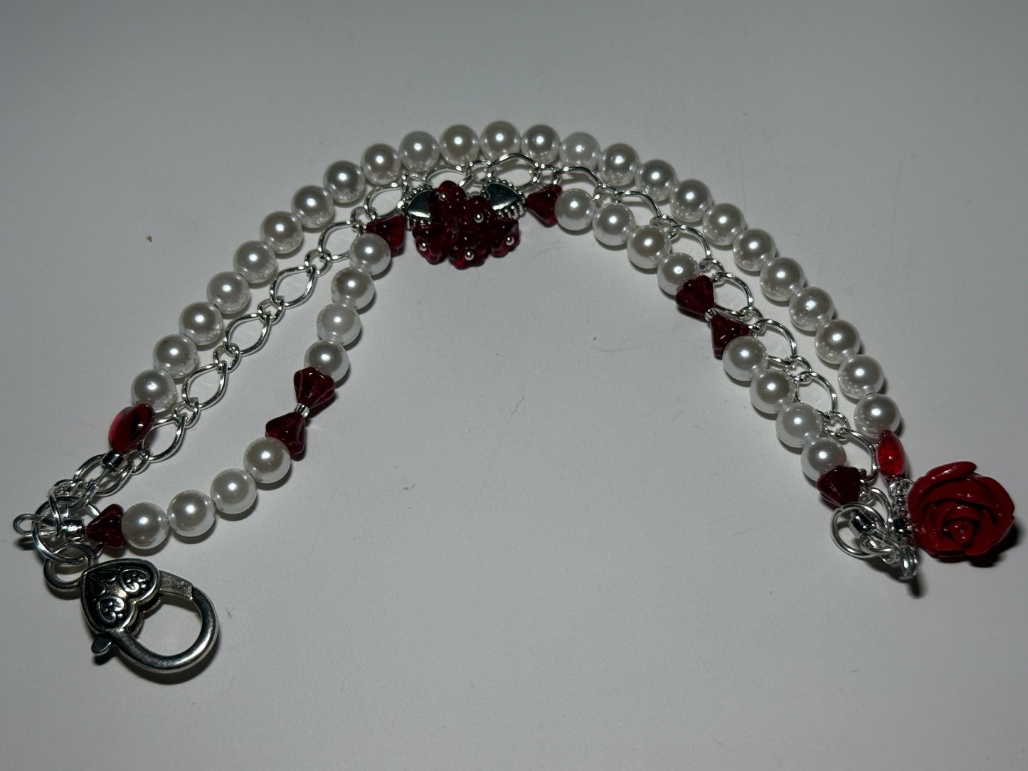 Roses and Pearls Bracelet