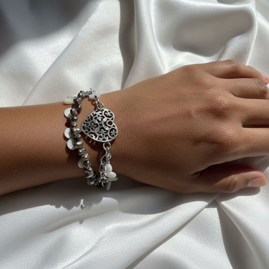 Black Lip Shell Pearl Bracelet