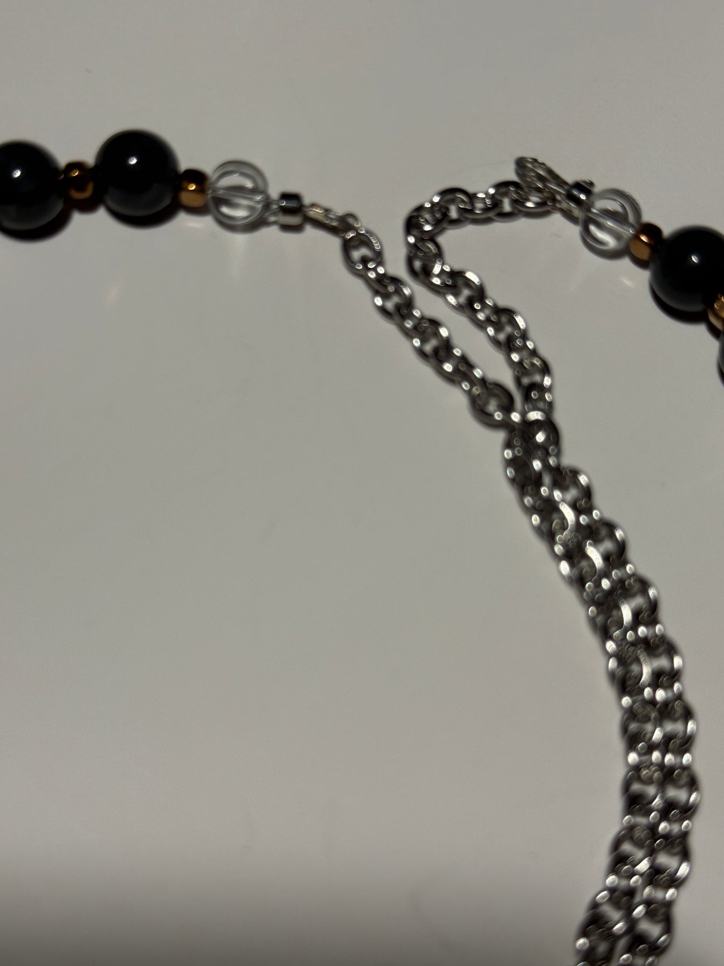 Moss Agate Heart Necklace
