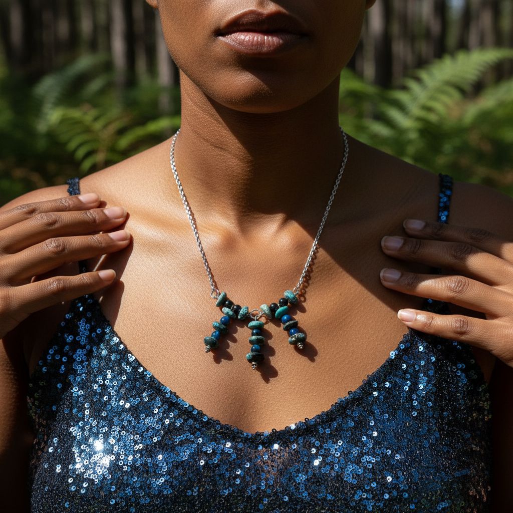 Turquoise Bar Necklace